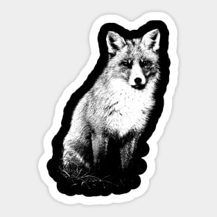 Fox pop art Sticker